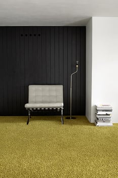 Giallo-fluffy-acustico-carpetto-in-a-minimalistico-ambiente