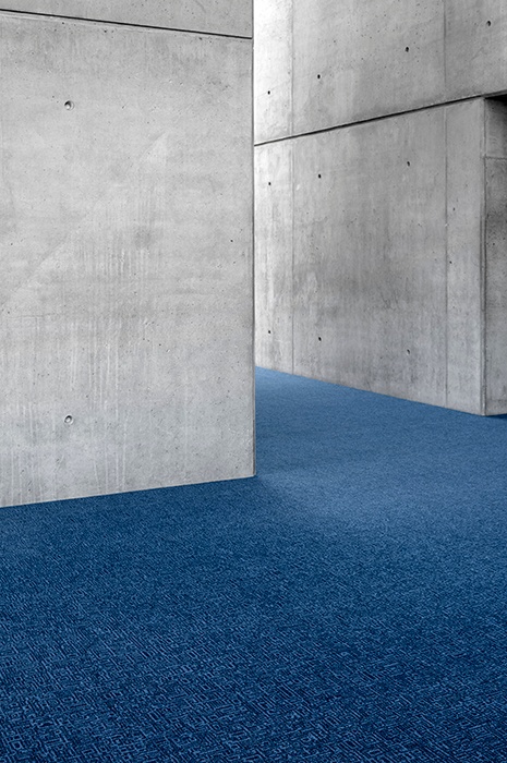 Rugged blue wall to wall carpet - Ege Carpets Rugged blue wall to wall carpet - Ege Carpets